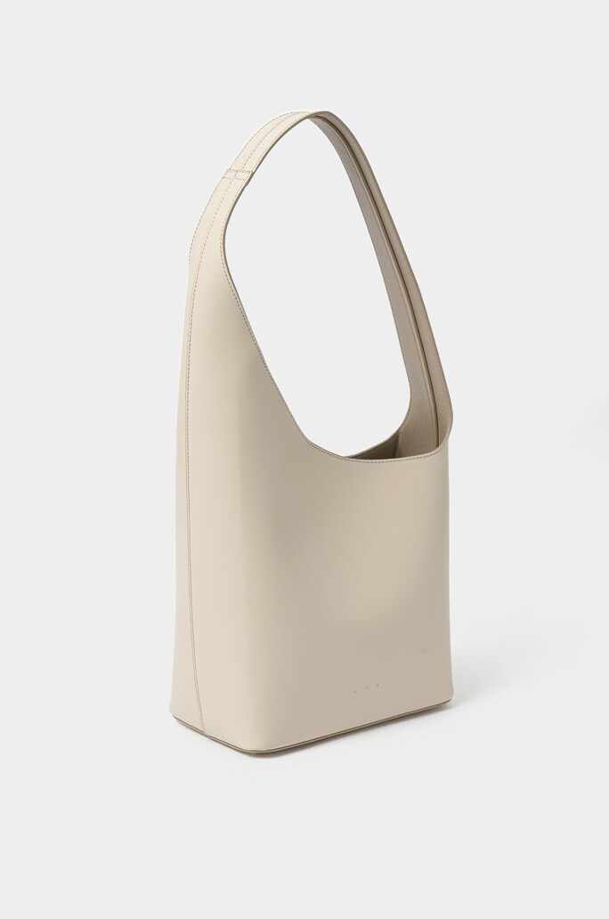 Aesther Ekme Demi Lune Leather Tote Bag In Beige