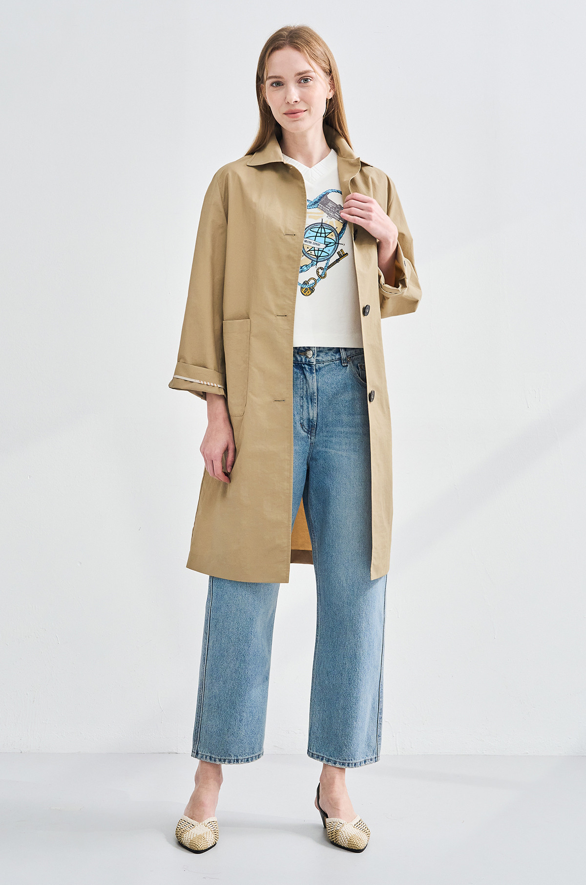 Knuth Marf 3way denim trench coat 新品未使用 決算特価送料無料