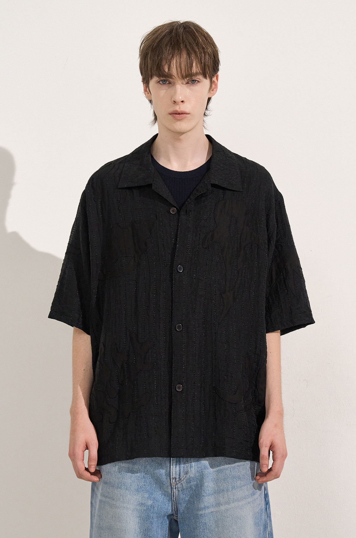 小物 HYEON ted stole / gray heyon/へヨン/ted stole/white