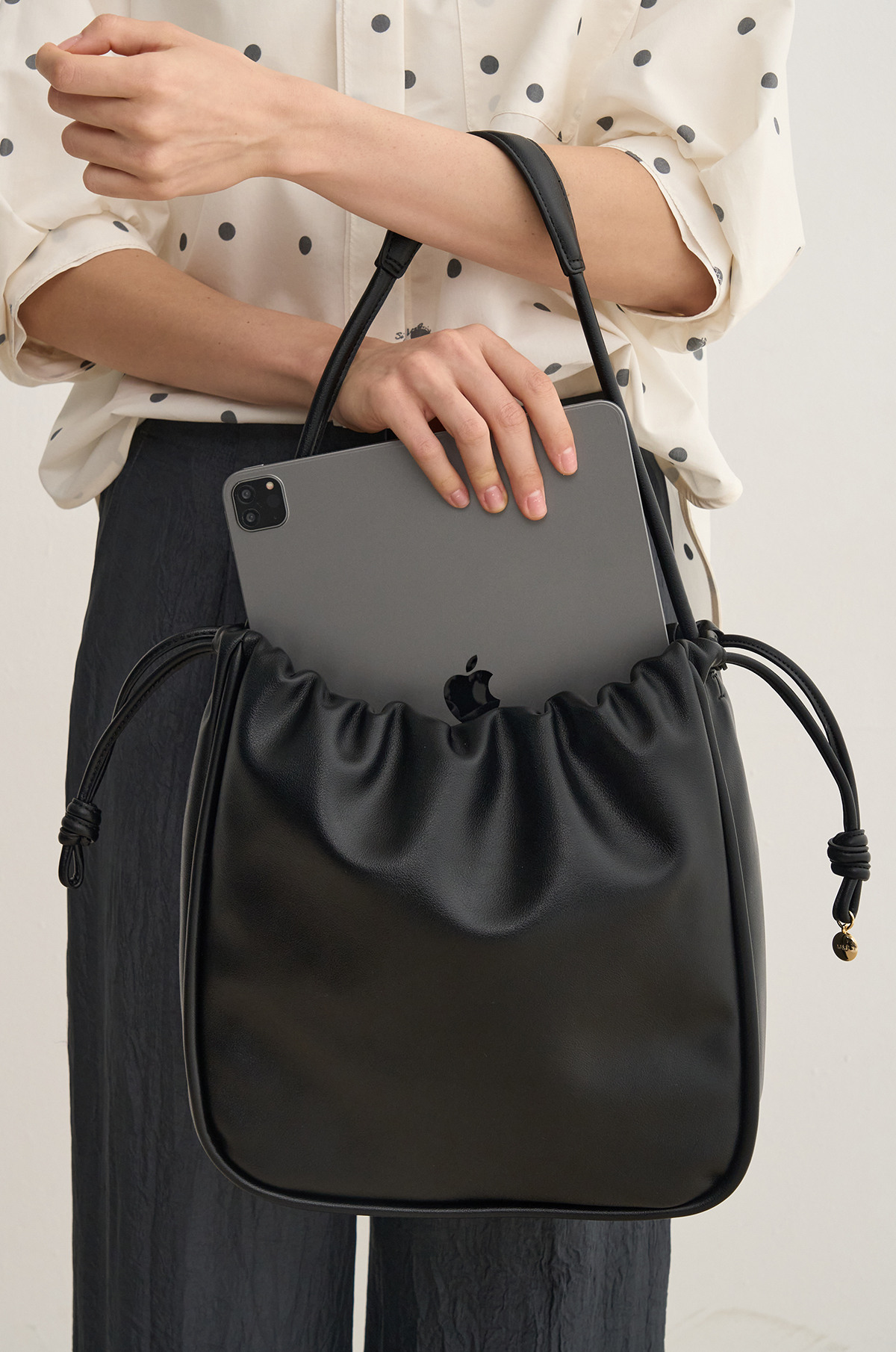 [NOS7]STRING BUCKET バッグ★25SS★ソンフンミン設立ブランド★ Drawstring Bag S + strap – JINNAN HOUSE