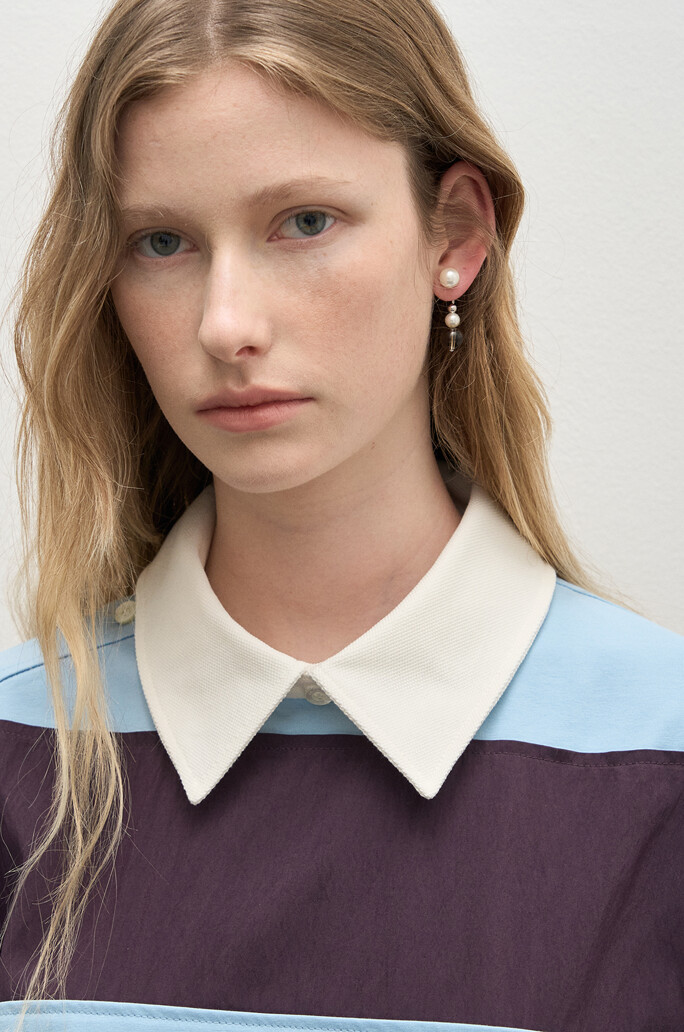 Thehandsome.com | THE HANDSOME.COM [SYSTEM] Two Way Drome Pearl & Gemstone Earrings